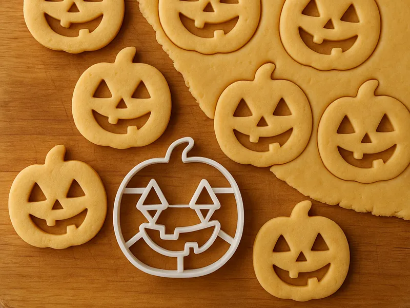 Cute pumpkin cookie cutter