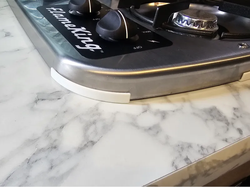 Cooktop corner feet for Keystone Springdale RV