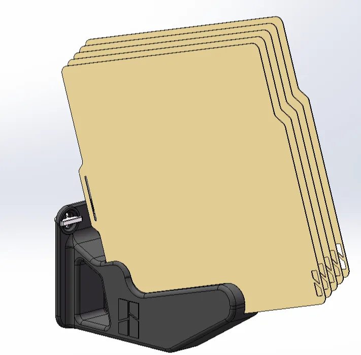 Skadis Build plate Holder T-Clip 5 plates