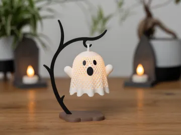 Accesorio de iluminación decorativa: Mini Ghost Tea Light Lantern — vista de referencia 4
