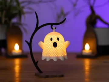 Accesorio de iluminación decorativa: Mini Ghost Tea Light Lantern — vista de referencia 3