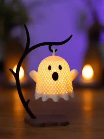 Accesorio de iluminación decorativa: Mini Ghost Tea Light Lantern — vista de referencia 2