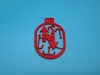 Fishing kit dog tag