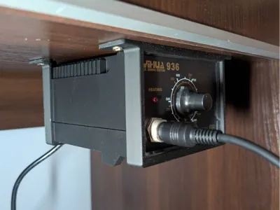 Under-desk holder for yihua 936 soldering station