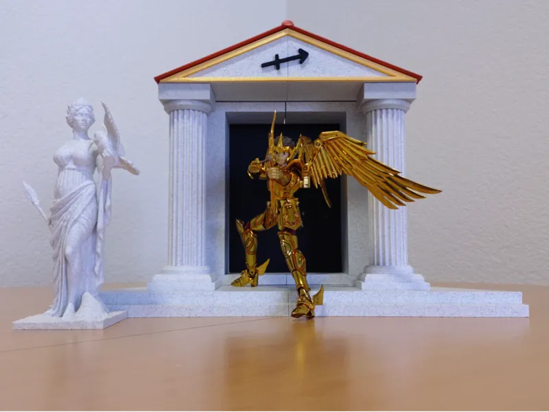 Temple Saint seiya Sagitaire version meuble