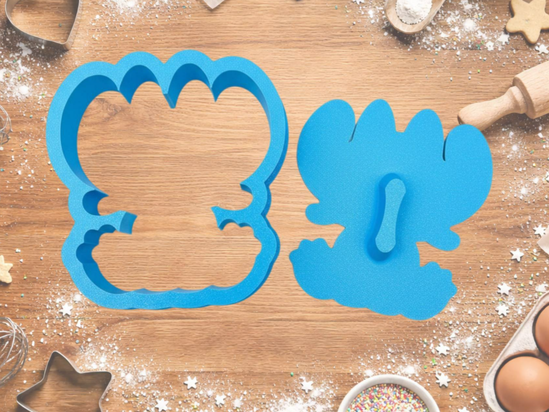 Mini Cake Cutter – Angel Shape with Ejector Plate