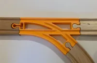 Rail d'aiguillage pour circuit de train jouet (v2) — photo 1