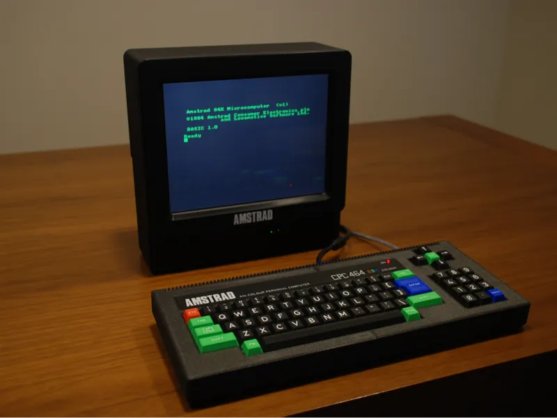 Amstrad CPC464mini retro computer