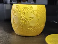 No support. Not needed for a good print of this model!