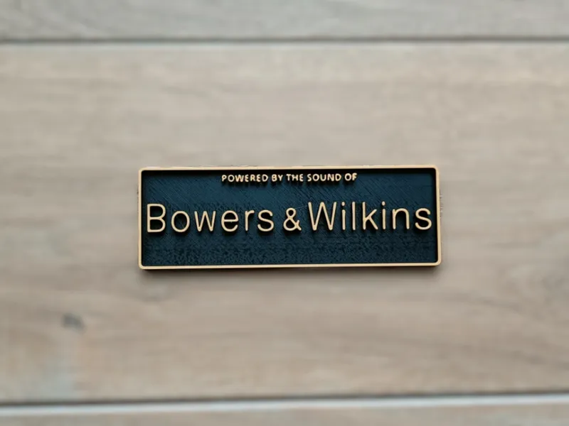 Plaque logo Bowers & Wilkins