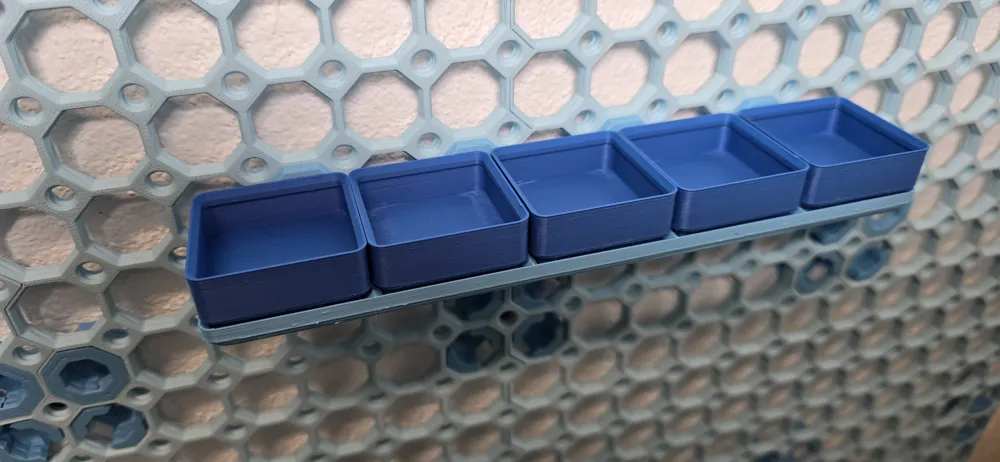 Gridfinity Bin Holder for Multiboard - 5x1 - Free 3D Print Model ...