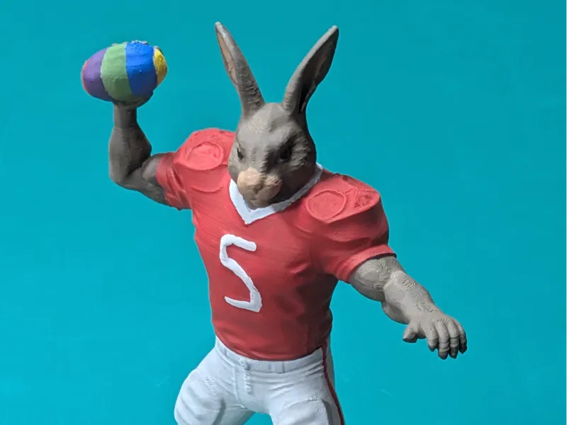 The Easter QB - Egg Football Player