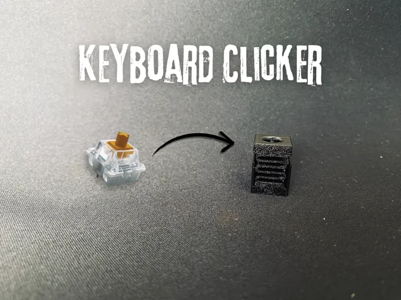 Keyboard Switch For Clickers — With Sound Options