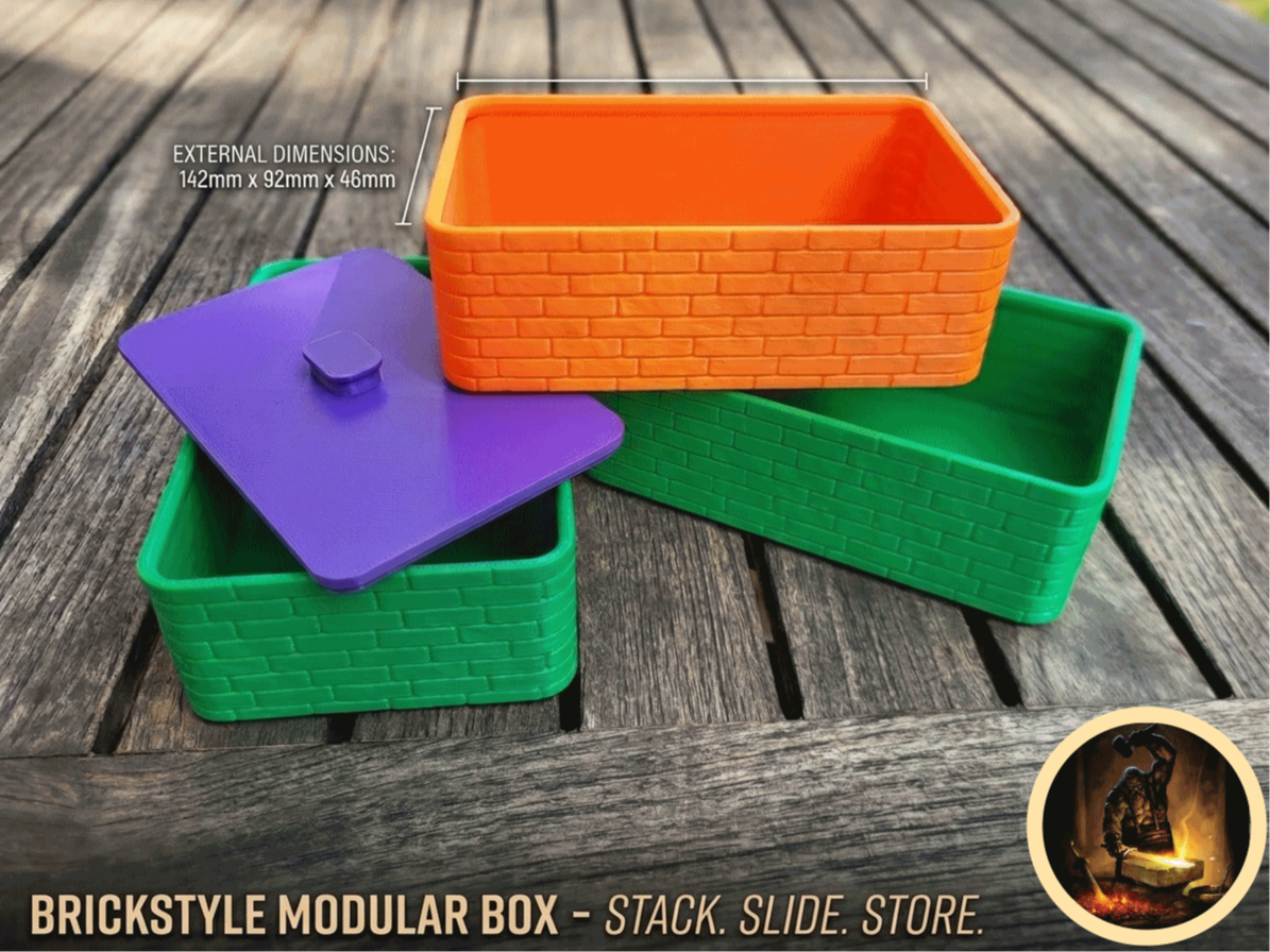 BrickStyle Modular Box - Creative Stacking System