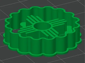 Mini Zia New Mexico Cookie Cutter