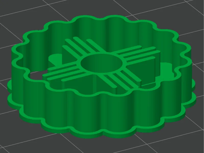 Mini Zia New Mexico Cookie Cutter