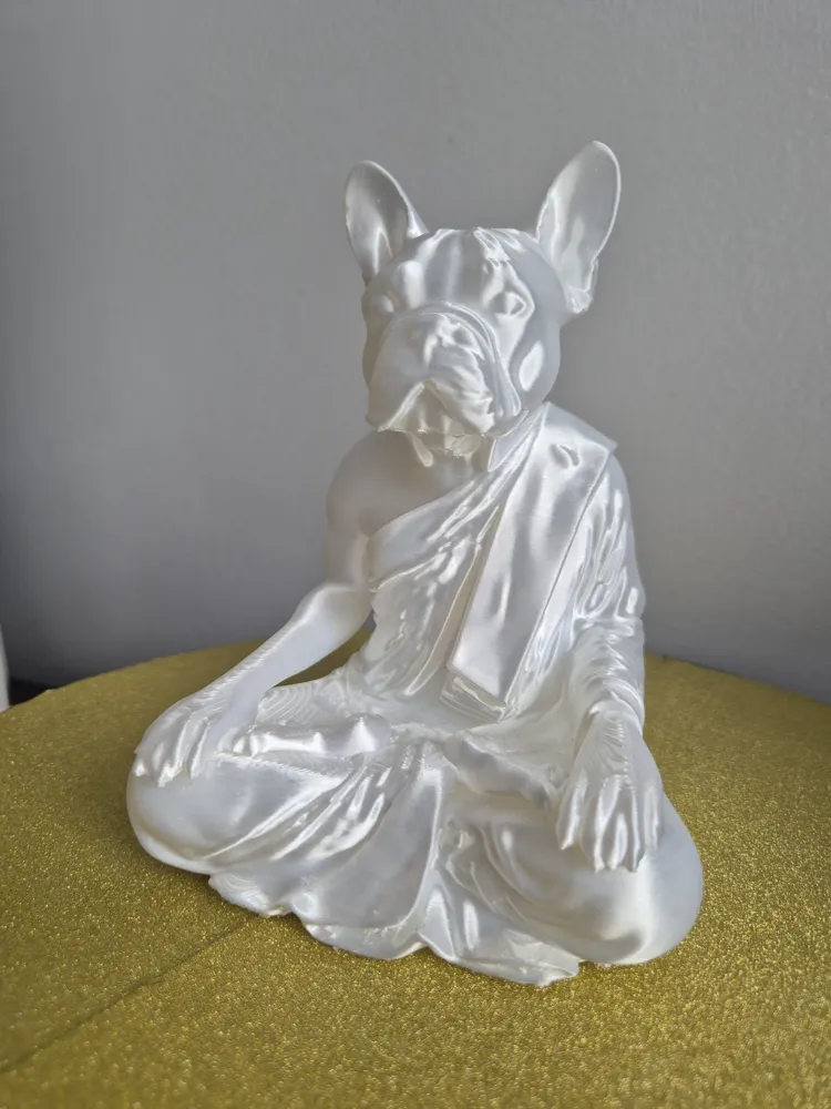 Bouledogue français Bouddha figurine de chien - Modèle d'Impression 3D Bouledogue français Bouddha figurine de chien - Modèle d'Impression 3D