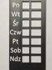 Polish version of day's names