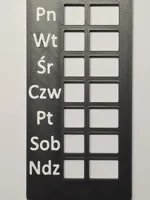 Polish version of day's names