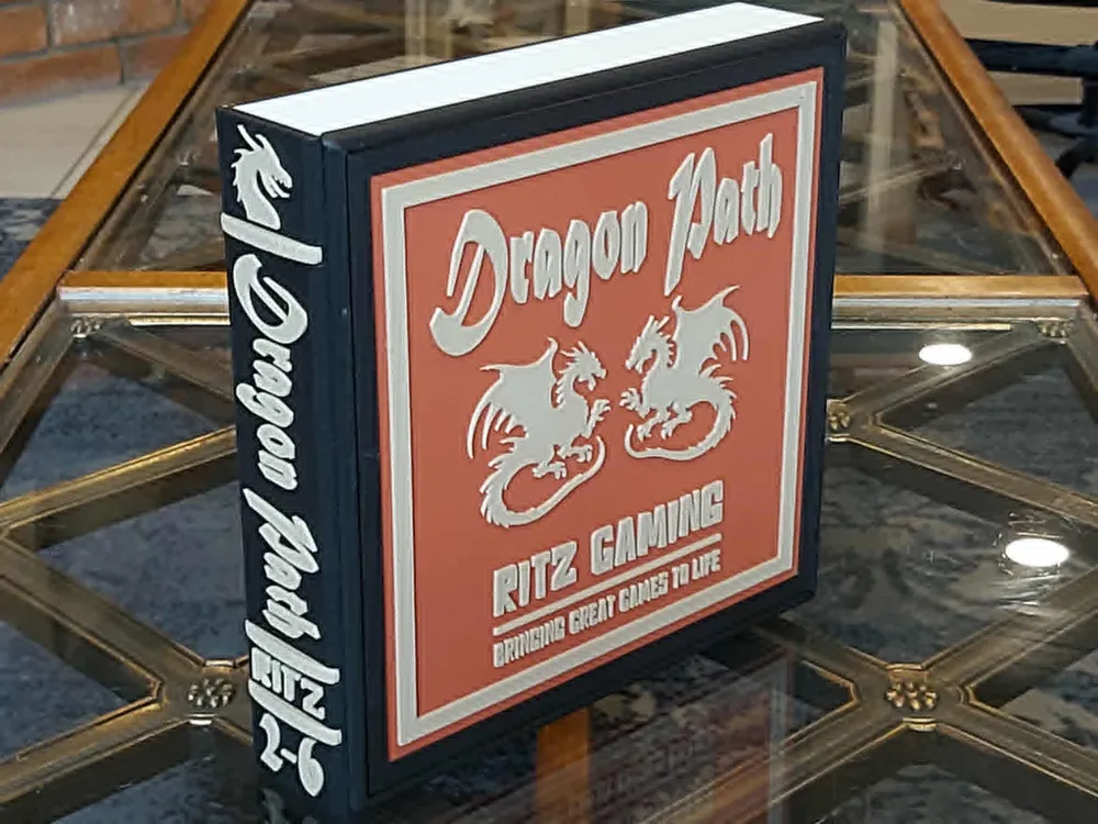 DRAGON PATH Board Game - Bookcase Edition - Free 3D Print Model ...