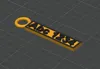 The Number plate! PLA Matte Black, PLA Silk+ Yellow.