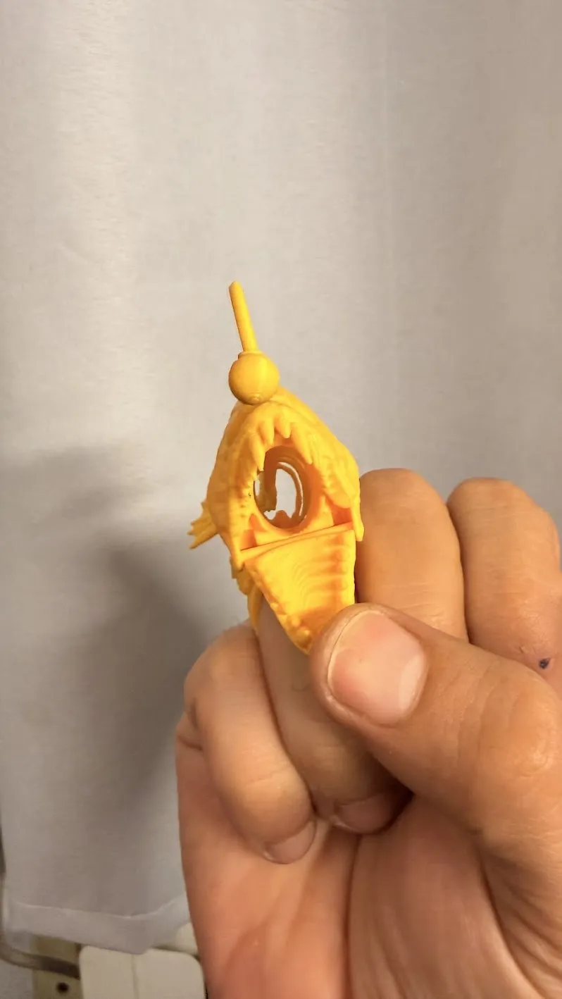 Anglerfish Finger Puppet (led) Deep Sea Horror Toy - Free 3D Print ...
