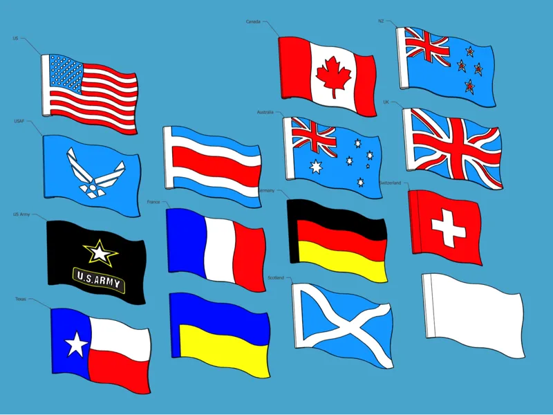 Flags for Birdhouses