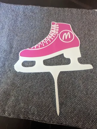 Ice Skate Cake Topper