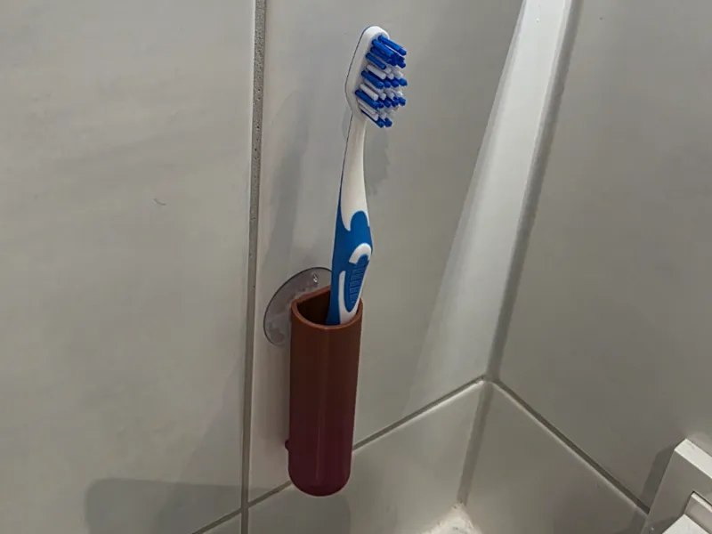 Toothbrush Holder (Drill-Free) Suction Cup 