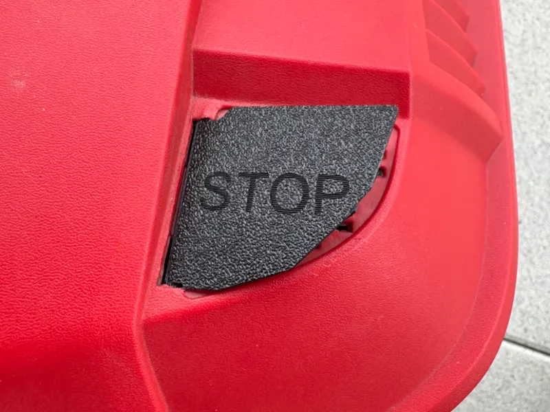 Level indicater collection box (Einhell lawnmower)