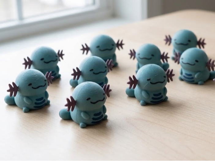 Chubby Wooper Pokémon toy - 3D printed Characters, in stock in India