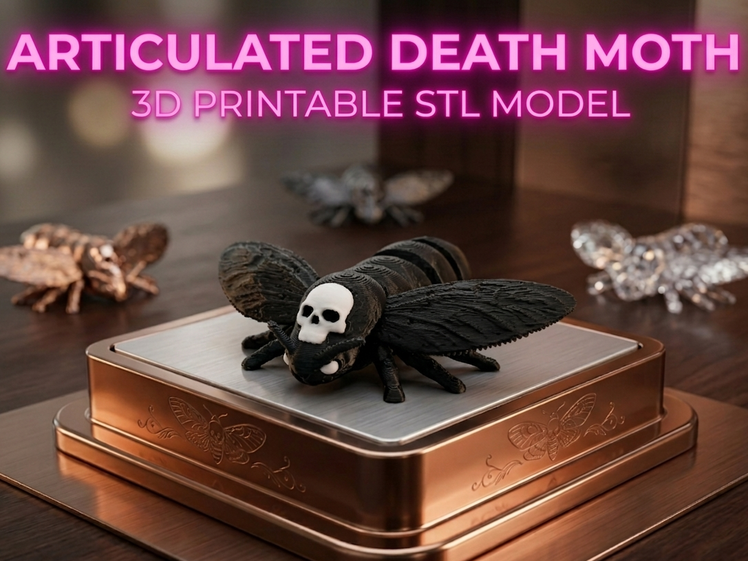 Articulated Death Moth Fidget Toy
