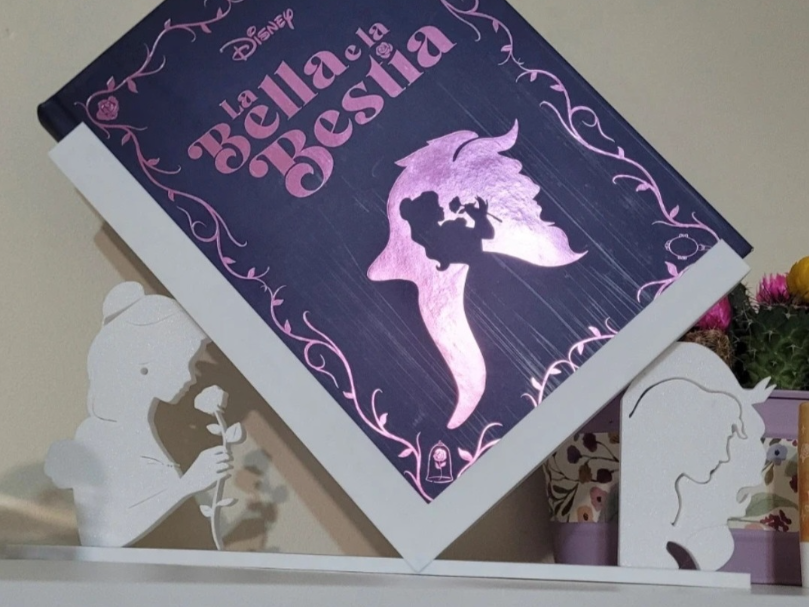 LA BELLA E LA BESTIA SUPPORTO LIBRO