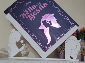 LA BELLA E LA BESTIA SUPPORTO LIBRO