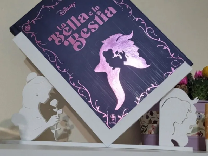 LA BELLA E LA BESTIA SUPPORTO LIBRO