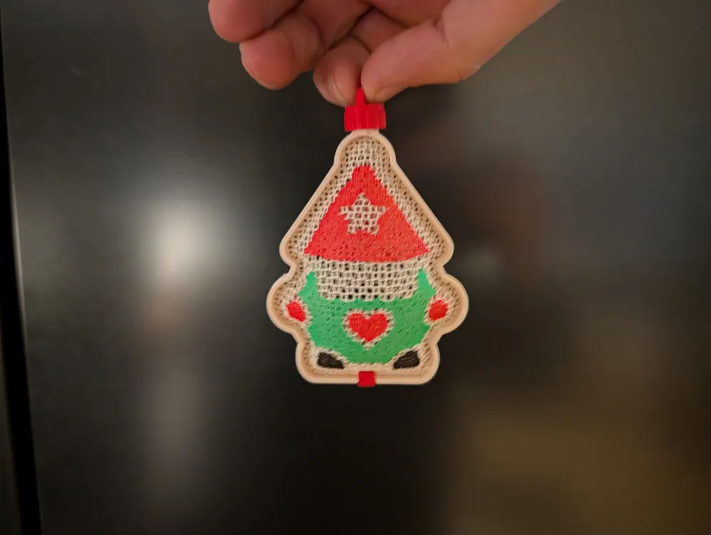 Round Model Designs Thermoformed Christmas Gnome - Free 3D Print Model - MakerWorld