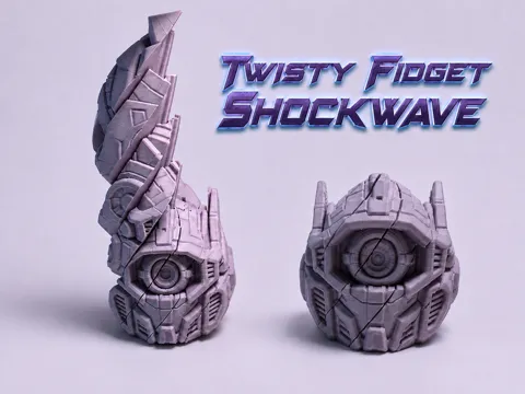 Objeto manipulable: Twisty Fidget Shockwave — referencia de MakerWorld