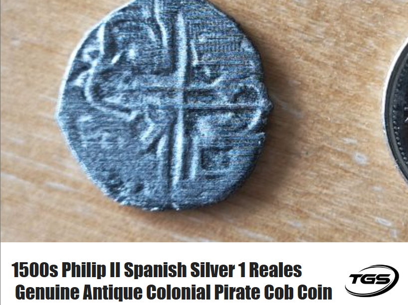 1500s Philip II Spanish Silver Coin