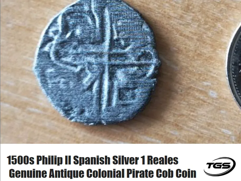 1500s Philip II Spanish Silver Coin