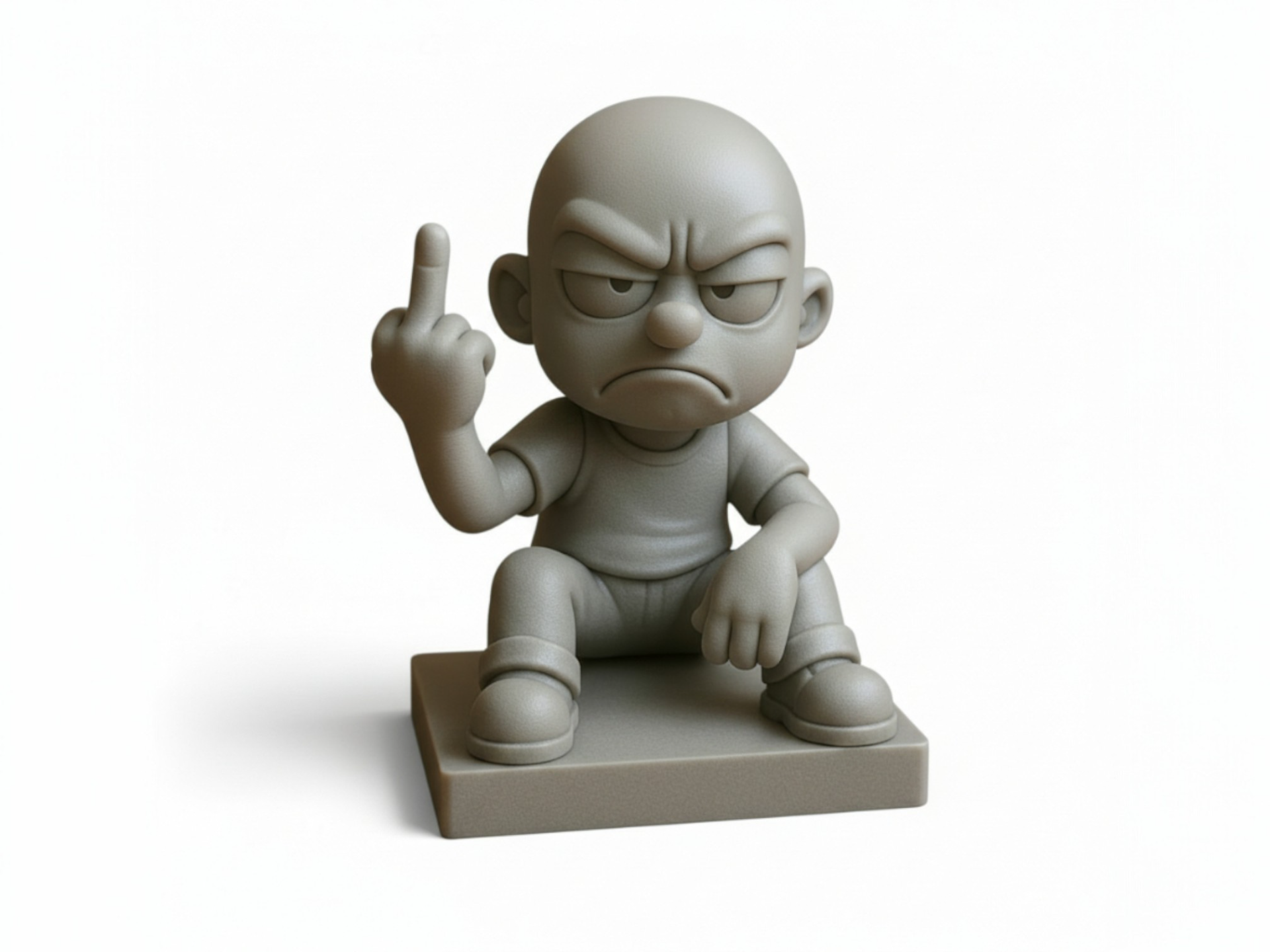 Angry Guy Funny Desk Toy