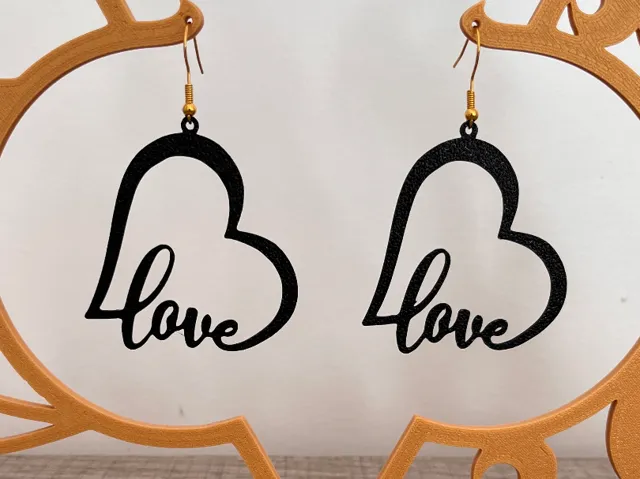 Earrings - Love