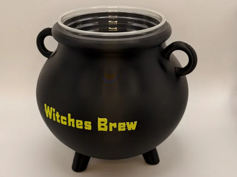 Halloween Cauldron Solo Cup Holder
