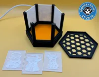 Lampe lithophanie modulaire HexLamp — photo 7