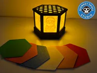 Lampe lithophanie modulaire HexLamp — photo 5
