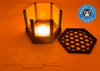 Lampe lithophanie modulaire HexLamp — photo 8