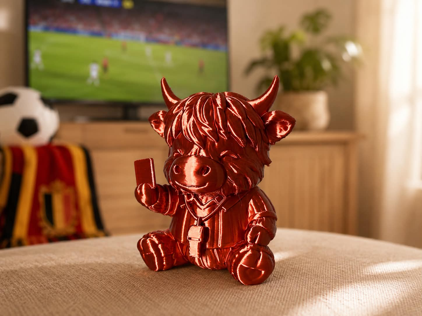 World Cup Referee Highland Cow