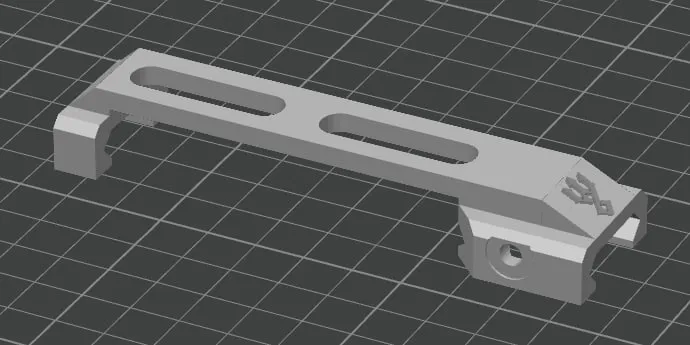 Picatinny 20mm Rail to MLOK Adapter