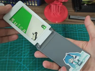 Clamshell Phone Card Case