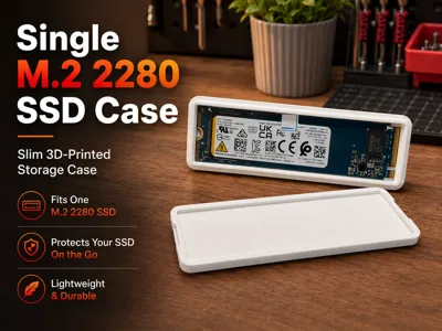 Single M2 2280 SSD Case