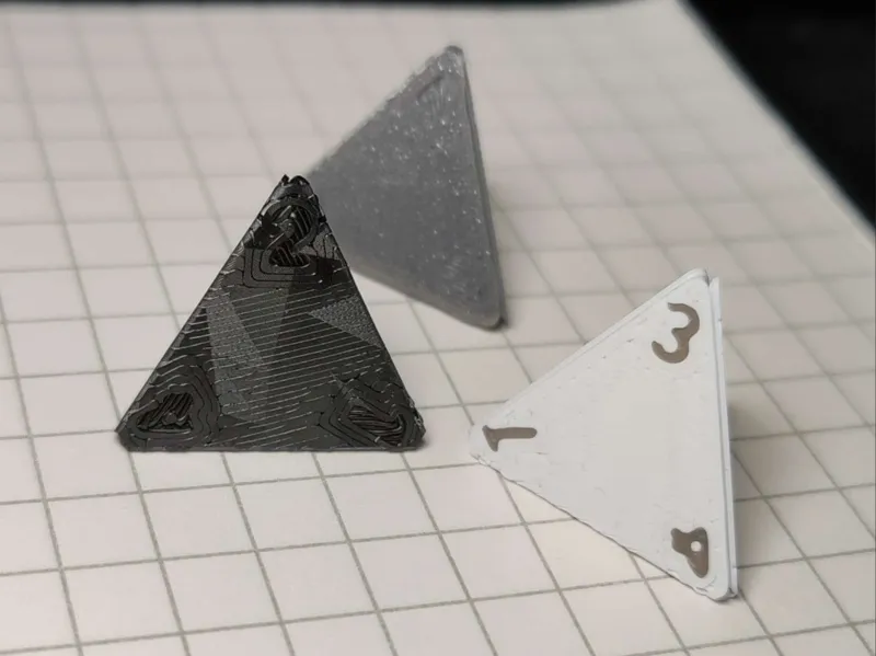 Unfolded Texturable Dice - D4